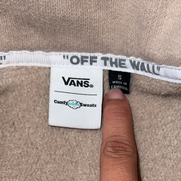 Vans Comfy Cush Quarter Zip Sweater 🌟 #vans #pullover #sweater #offthewall - Picture 3 of 3